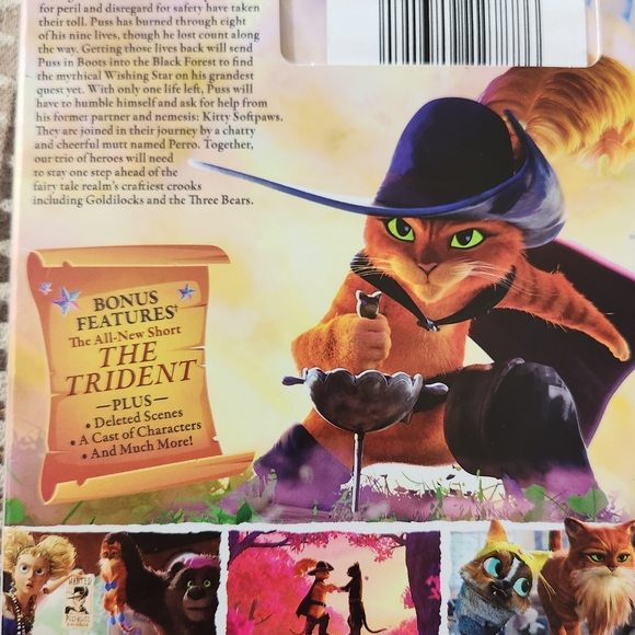 Puss & Boots dvd 'My Last Wish' - Collectors Edition. Still Sealed. - Picture 4 of 7